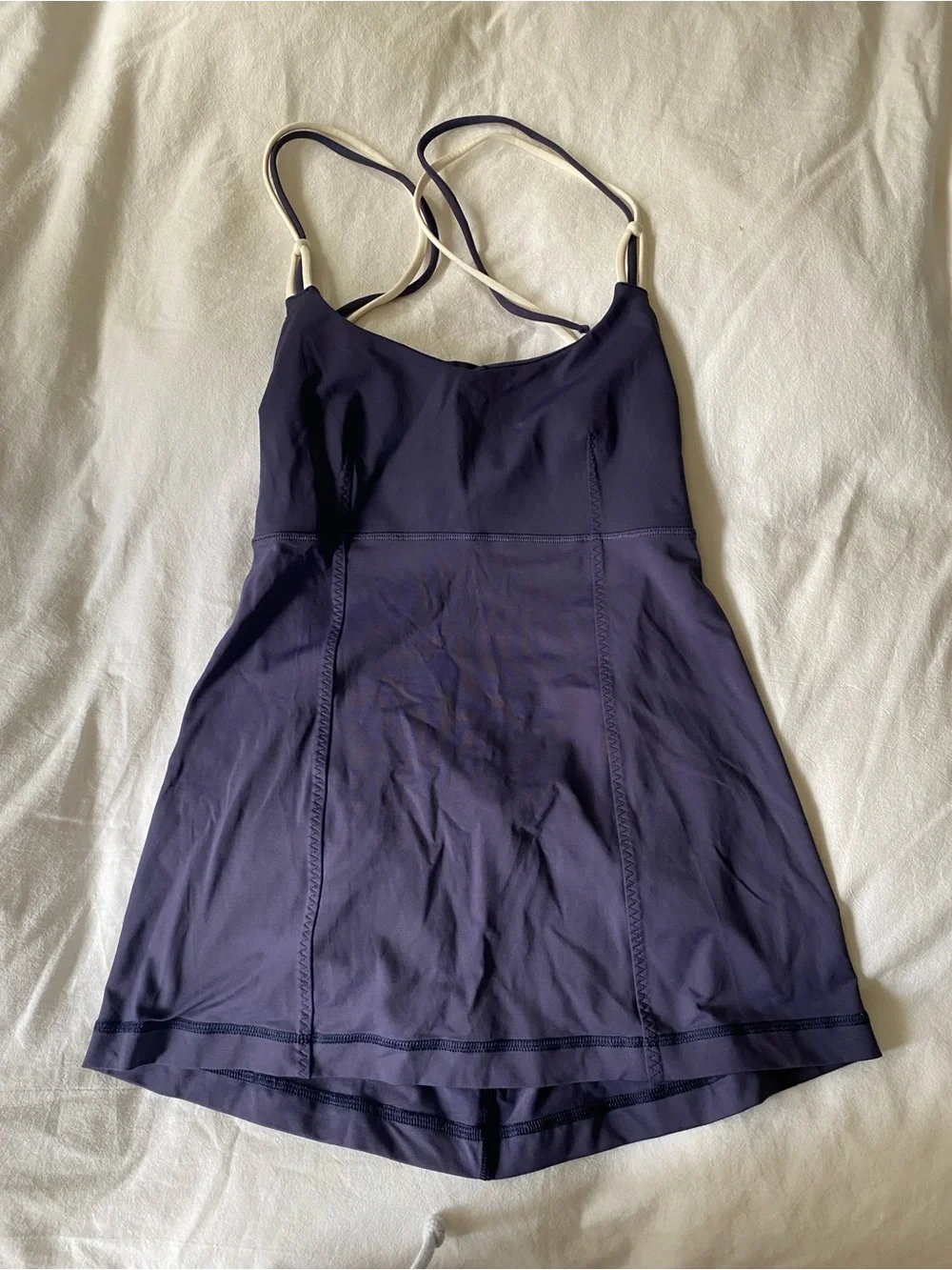 lululemon athletica Navy Blue Strappy Athletic Top